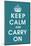 Keep Calm (peacock)-Vintage Reproduction-Mounted Art Print