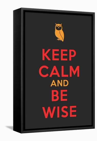 Keep Calm Poster-MishaAbesadze-Framed Stretched Canvas