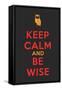 Keep Calm Poster-MishaAbesadze-Framed Stretched Canvas