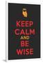 Keep Calm Poster-MishaAbesadze-Framed Art Print