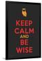 Keep Calm Poster-MishaAbesadze-Framed Art Print