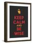 Keep Calm Poster-MishaAbesadze-Framed Art Print