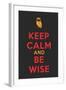 Keep Calm Poster-MishaAbesadze-Framed Art Print