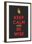 Keep Calm Poster-MishaAbesadze-Framed Art Print