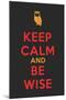 Keep Calm Poster-MishaAbesadze-Mounted Art Print