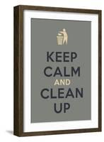 Keep Calm Poster-MishaAbesadze-Framed Art Print