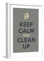 Keep Calm Poster-MishaAbesadze-Framed Art Print