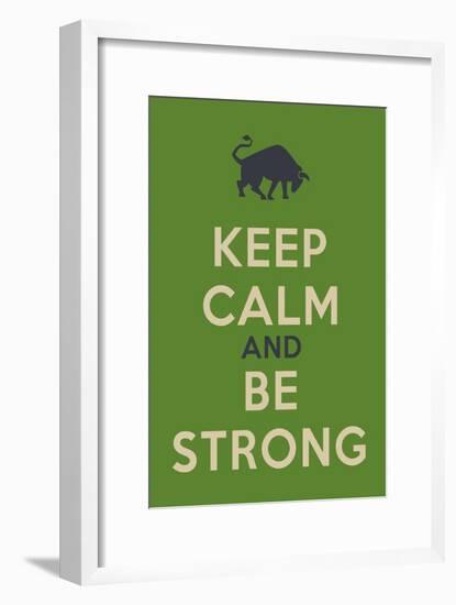 Keep Calm Poster-MishaAbesadze-Framed Art Print