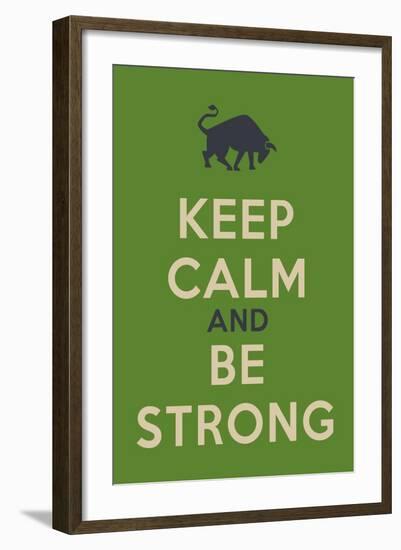 Keep Calm Poster-MishaAbesadze-Framed Art Print