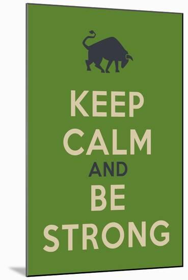 Keep Calm Poster-MishaAbesadze-Mounted Art Print