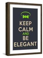 Keep Calm Poster-MishaAbesadze-Framed Art Print