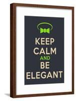 Keep Calm Poster-MishaAbesadze-Framed Art Print