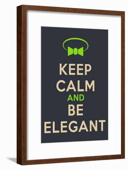 Keep Calm Poster-MishaAbesadze-Framed Art Print