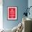 Keep Calm (Red)-null-Framed Giclee Print displayed on a wall