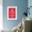 Keep Calm (Red)-null-Framed Giclee Print displayed on a wall