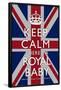 Keep Calm Royal Baby Commemorative Poster-null-Framed Poster