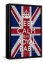 Keep Calm Royal Baby Commemorative-null-Framed Stretched Canvas