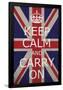 Keep Calm Union Jack-null-Framed Poster