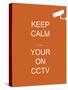 Keep Calm Your're on CCTV-Whoartnow-Stretched Canvas