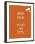 Keep Calm Your're on CCTV-Whoartnow-Framed Giclee Print