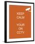 Keep Calm Your're on CCTV-Whoartnow-Framed Giclee Print