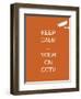 Keep Calm Your're on CCTV-Whoartnow-Framed Premium Giclee Print