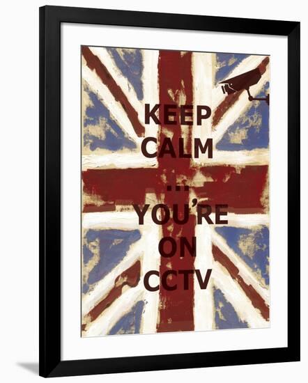 Keep Calm Your're on CCTV-Whoartnow-Framed Giclee Print