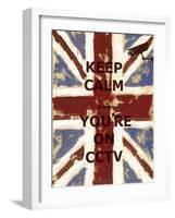 Keep Calm Your're on CCTV-Whoartnow-Framed Giclee Print