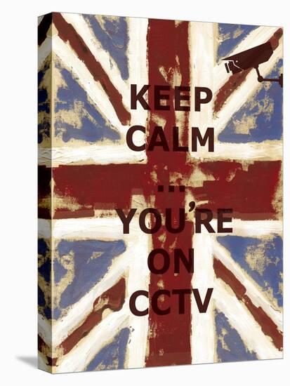 Keep Calm Your're on CCTV-Whoartnow-Stretched Canvas