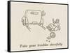 Keep Cheerful!-William Heath Robinson-Framed Stretched Canvas