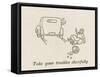 Keep Cheerful!-William Heath Robinson-Framed Stretched Canvas