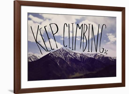 Keep Climbing-Leah Flores-Framed Giclee Print