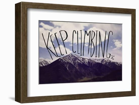 Keep Climbing-Leah Flores-Framed Art Print