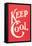 Keep Cool Slogan-null-Framed Stretched Canvas