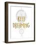 Keep Dreaming 1-Kimberly Allen-Framed Art Print