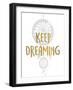 Keep Dreaming 1-Kimberly Allen-Framed Art Print