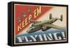 Keep 'Em Flying, B-25 Medium Bomber-Lantern Press-Framed Stretched Canvas