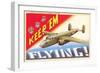 Keep 'Em Flying Medium Bomber-null-Framed Art Print