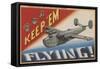 Keep 'Em Flying, PB2Y-2 Navy Patrol Bomber-Lantern Press-Framed Stretched Canvas