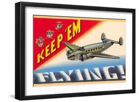 Keep 'em Flying-null-Framed Art Print
