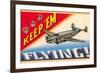 Keep 'em Flying-null-Framed Art Print