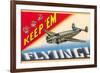 Keep 'em Flying-null-Framed Art Print