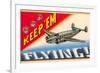 Keep 'em Flying-null-Framed Premium Giclee Print