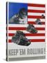 Keep 'Em Rolling! Poster-Leo Lionni-Stretched Canvas