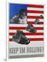 Keep 'Em Rolling! Poster-Leo Lionni-Framed Giclee Print