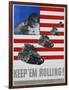 Keep 'Em Rolling! Poster-Leo Lionni-Framed Giclee Print