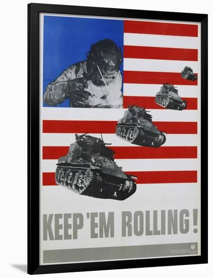 Keep 'Em Rolling! Poster-Leo Lionni-Framed Giclee Print