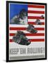 Keep 'Em Rolling! Poster-Leo Lionni-Framed Giclee Print