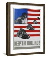 Keep 'Em Rolling! Poster-Leo Lionni-Framed Giclee Print