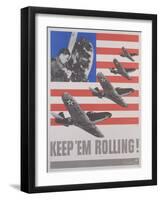 Keep 'Em Rolling! Poster-Leo Lionni-Framed Giclee Print